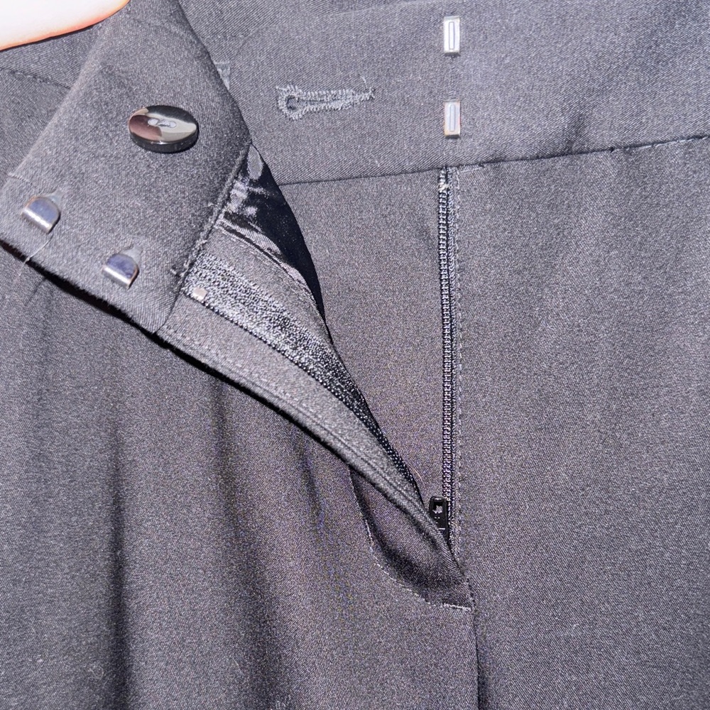 Express Editor Straight Leg Black Trousers - Picture 3 of 6